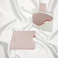 Portable Stainless Steel Makeup Mirror - Travel and Gift for Girls and Women