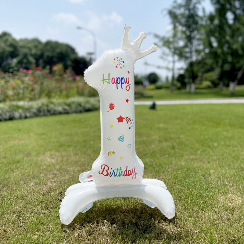 DIY Number Balloon for Birthday Party Decorations
