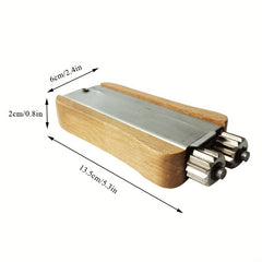 Beekeeping Wire Crimper Frame Tensioner Wooden Handle Stainless Steel Tool