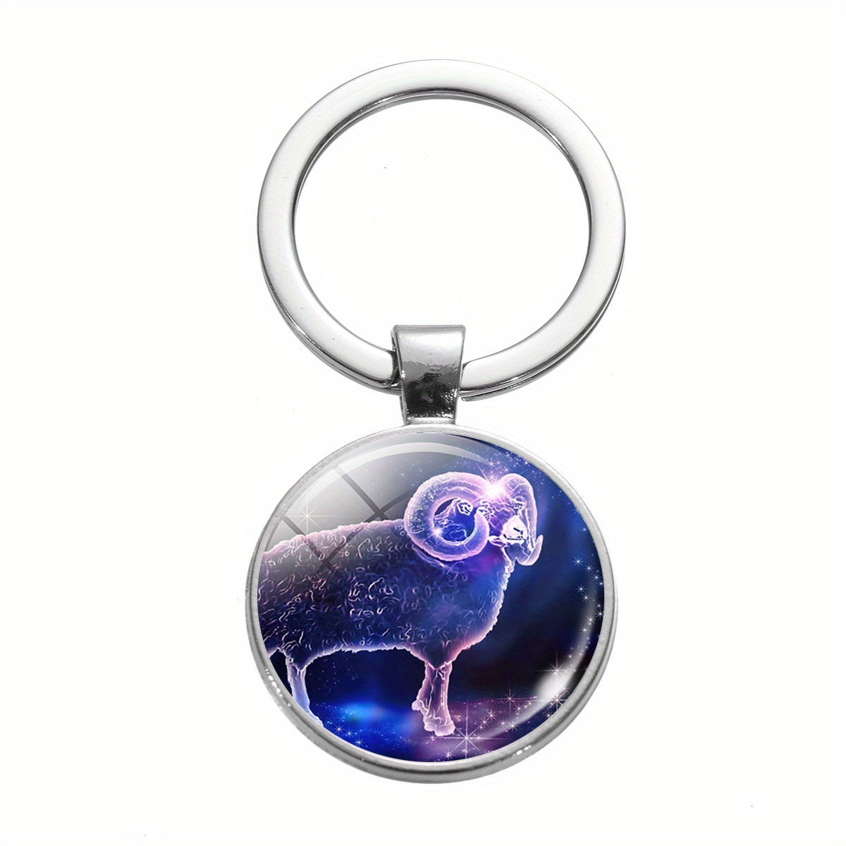 Classic Animal Twelve Constellation Keychain For Men Creative Friend Gift