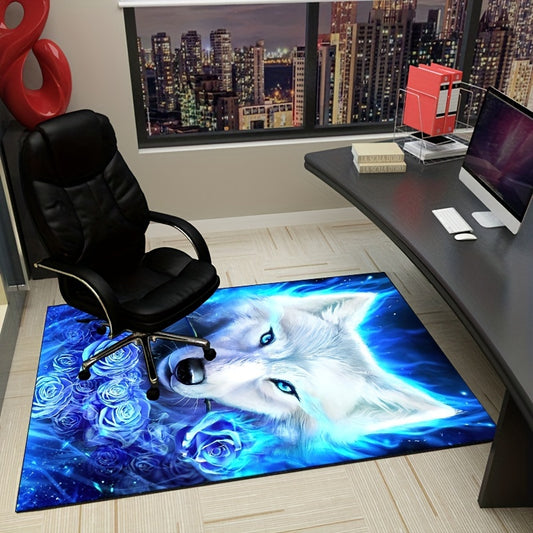 Flower Animal Wolf Carpet Living Room Bedroom Door Mat Non-slip