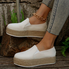 Women's Slip-On Espadrilles with Non-Slip Thick Bottom