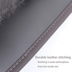 3pcs Winter Car Seat Cushion Plush Warm Car Accessories