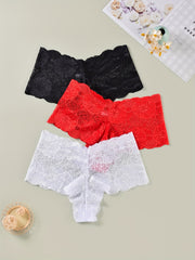  Lace Sexy Panties 3pcs