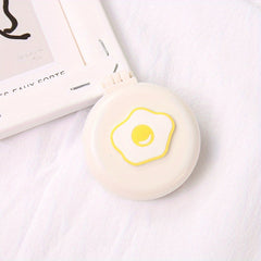 Cartoon Folding Airbag Comb With Mirror