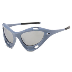 Men's Cat Eye Hollow Riding Goggles Street Photography Sunglasses