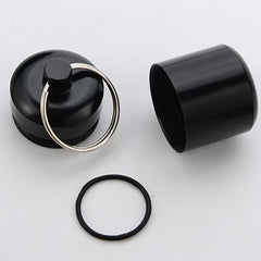 Waterproof Pill Box Keychain Mini Holder Outdoor Travel Aluminum Case