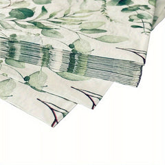 20 Eucalyptus Leaves Paper Napkins Soft 2 Ply Boho Wedding Cocktail Beverage