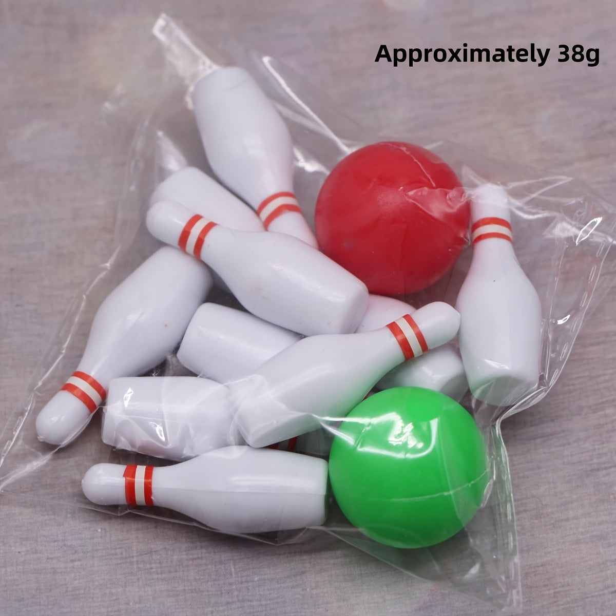 Miniature Bowling Model for Toy House Decoration