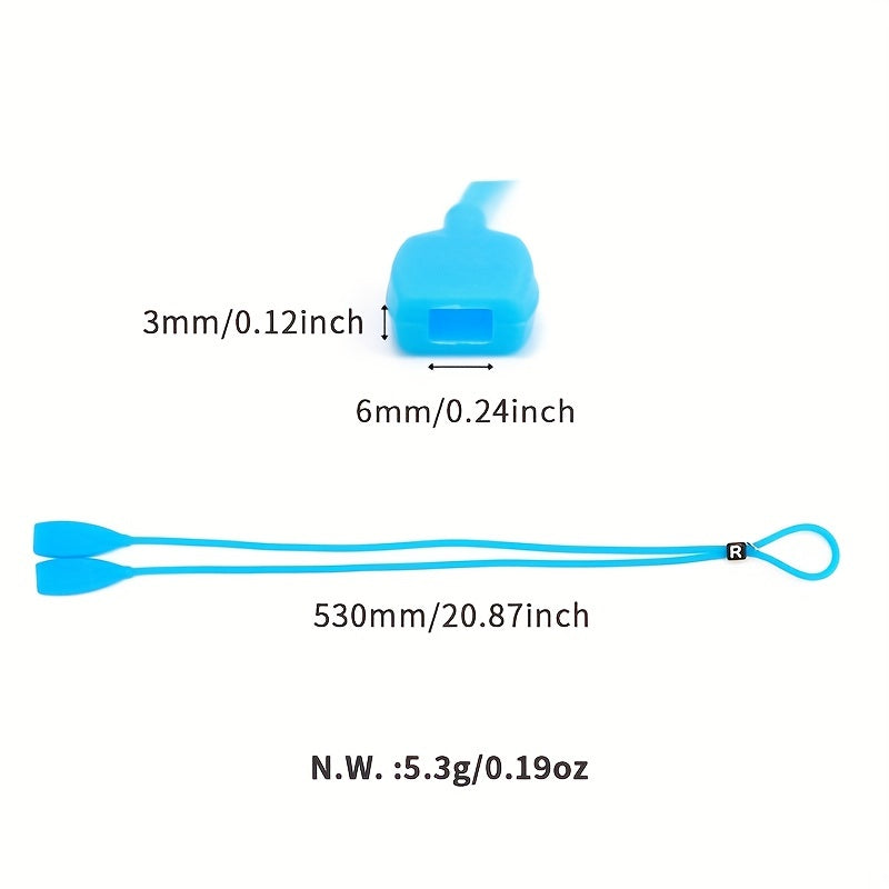 Adjustable Sport Sunglasses Chain Silicone Eyeglass Strap Non Slip