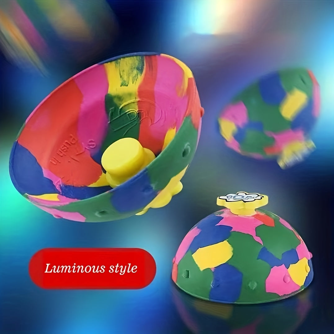 1pc Bounce Bowls Fidget Toys Camouflage Bouncing Bowls Jumping Fidget Toys