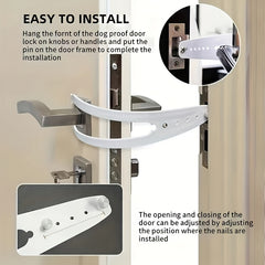 Adjustable Cat Door Holder Latch Cat Door Bracket Stopper