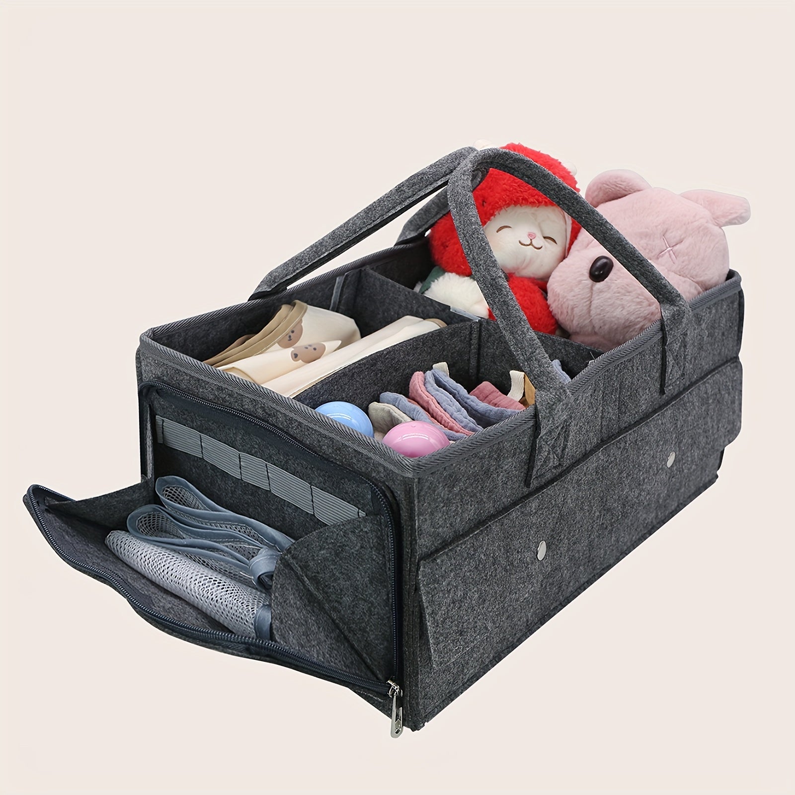 Foldable Diaper & Bottle Storage Tote - Perfect Mommy Handbag