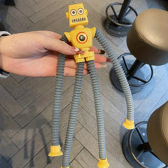 Suction Cup Robot Cartoon Decompression Toy