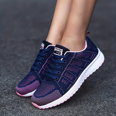High Impact Weaving Sports Sneakers for Women