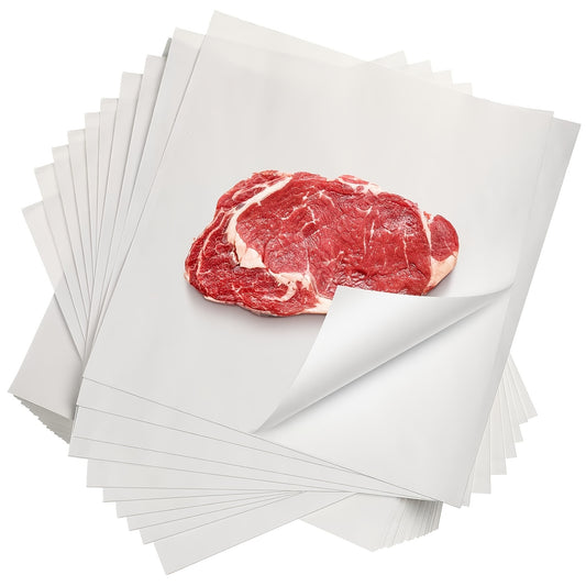 100pcs Disposable Butcher Paper Sheets 30x30cm Square Meat Sheet
