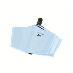 Outdoor Sunshade Automatic Umbrella Three fold Rain Or Shine Dual use Umbrella
