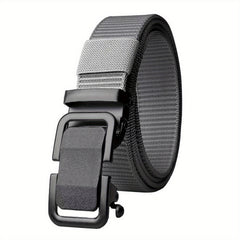 Metal Buckle Belt Unisex Nylon Canvas Casual Tactical Jeans Pants Belt