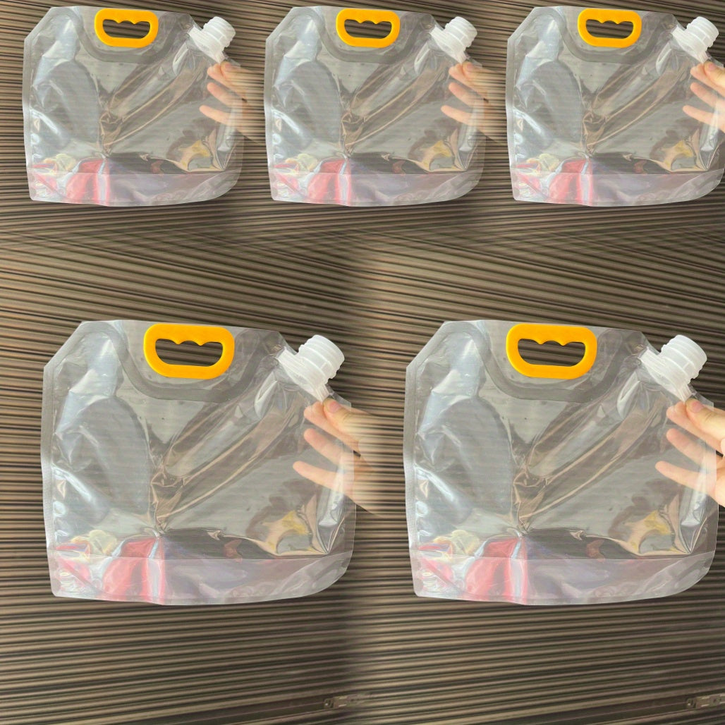 5pcs Food Storage Bag With Spout Sealed Moisture Proof Hand held Nozzle Storage