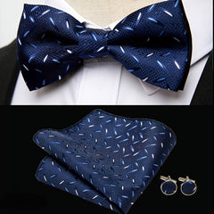 Men's Creative Bow Tie Set For Wedding Party