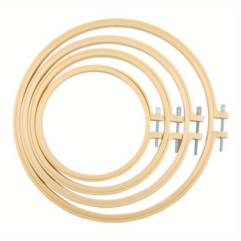 5pcs Plastic Embroidery Hoop Set for Cross Stitch