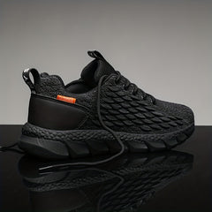 Men's Knitted Walking Shoes Lightweight Comfy Casual Shoes