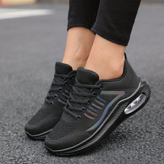 Women's Mesh Air Cushion Running Shoes Lightweight Travel Shoes