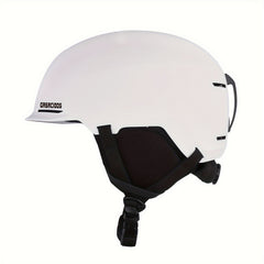 Ski Helmet Shock Resistant Safety ABS Housing EPS Vent Dial Goggles Warm