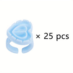 100 PCS Glue Rings Lash Glue Holder Fanning Blossom Cups For Eyelash Extensions