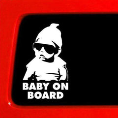 Baby On Board Car Sign Decal Mirror Sticker