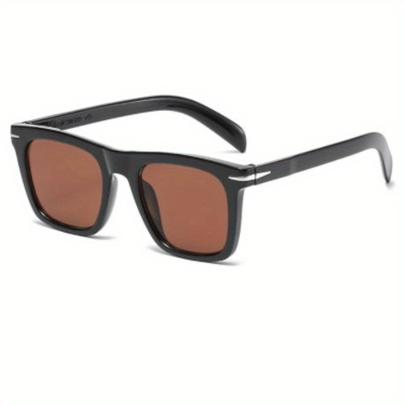 Men's Square Frame Polarized Sunglasses Retro Driving Glasses