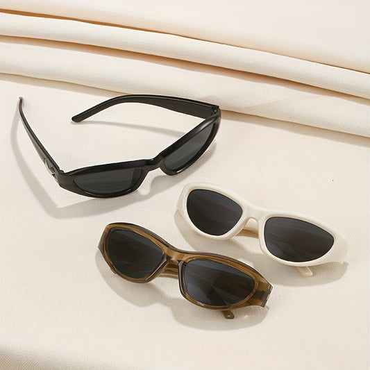 Y2K Cat Eye Sunglasses UV400 Sports Sun Shades Beach Summer Party