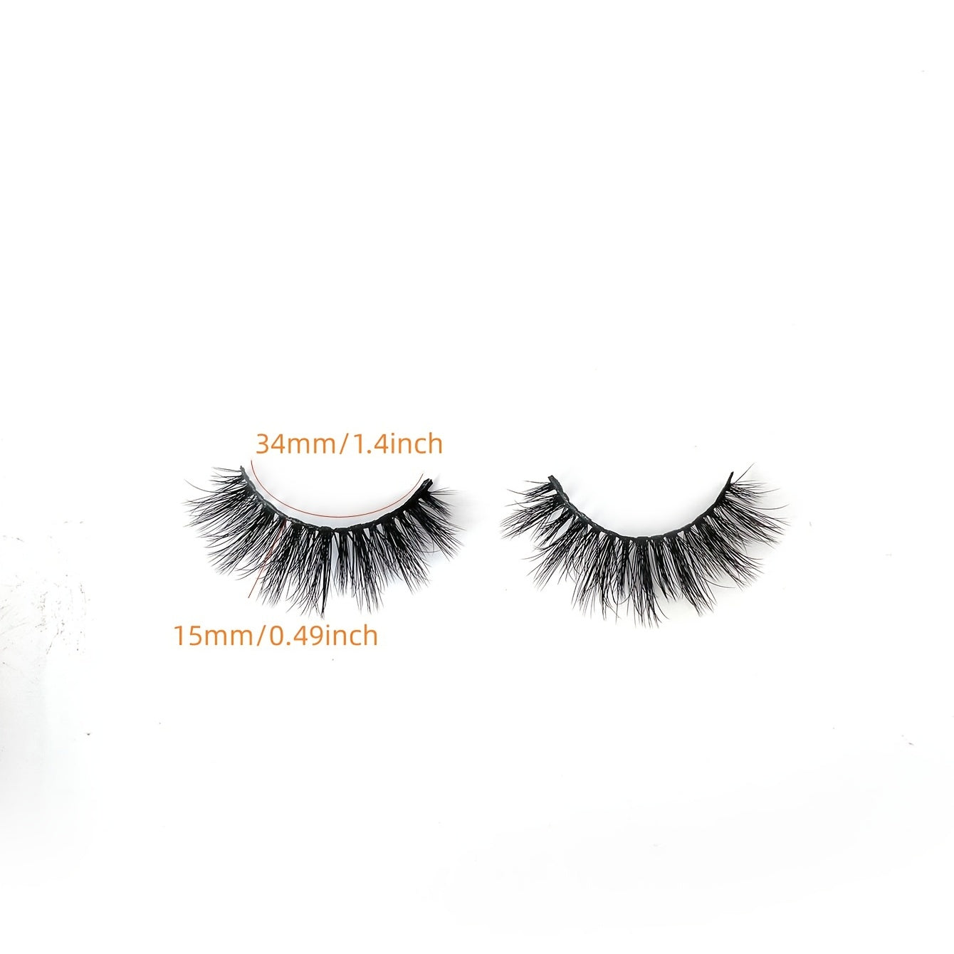 20 Pairs 3D Mixed Long/Short False Eyelashes Makeup Thick Fluffy Natural Look