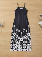 Floral Print Maxi Cami Dress Casual Dress For Summer & Spring