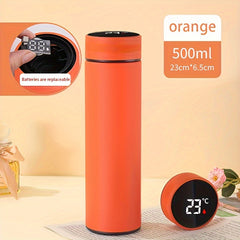 500ml Stainless Steel Water Bottle with Smart Temperature Display
