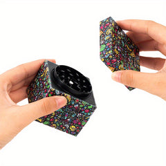 Creative Pattern Square Grinder Spice Crusher Herb Grinder Kitchen Supplies