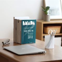 2pcs Acrylic Bookends Transparent L-shaped Removable Desktop Book Storage