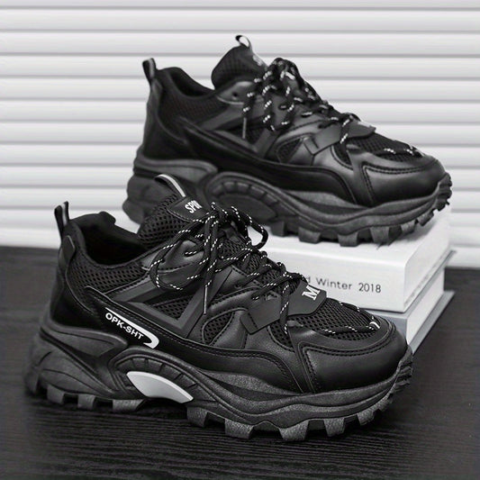 Men's Chunky Mesh Sneakers Casual Outdoor Walking Shoes