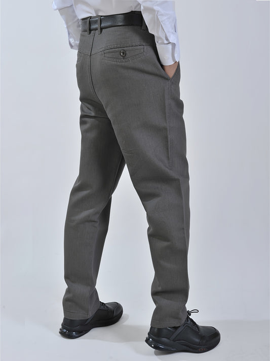Men's Loose Straight Suit Pants Casual Business Formal Wear