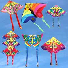 Butterfly Kite Cartoon Long Tail Dance Decoration Props
