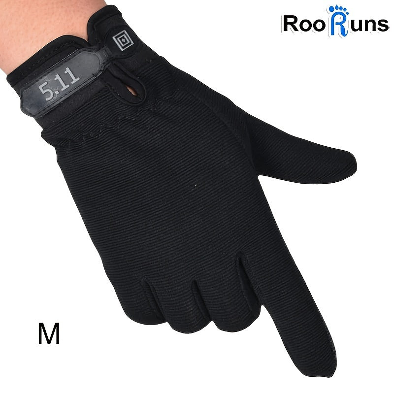 Men's Tactical Full Finger Gloves - Order a Size Up