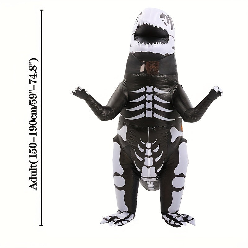 Skeleton Dragon Inflatable Costume Funny Party Cartoon Doll Performance Suit