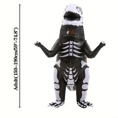 Skeleton Dragon Inflatable Costume Funny Party Cartoon Doll Performance Suit