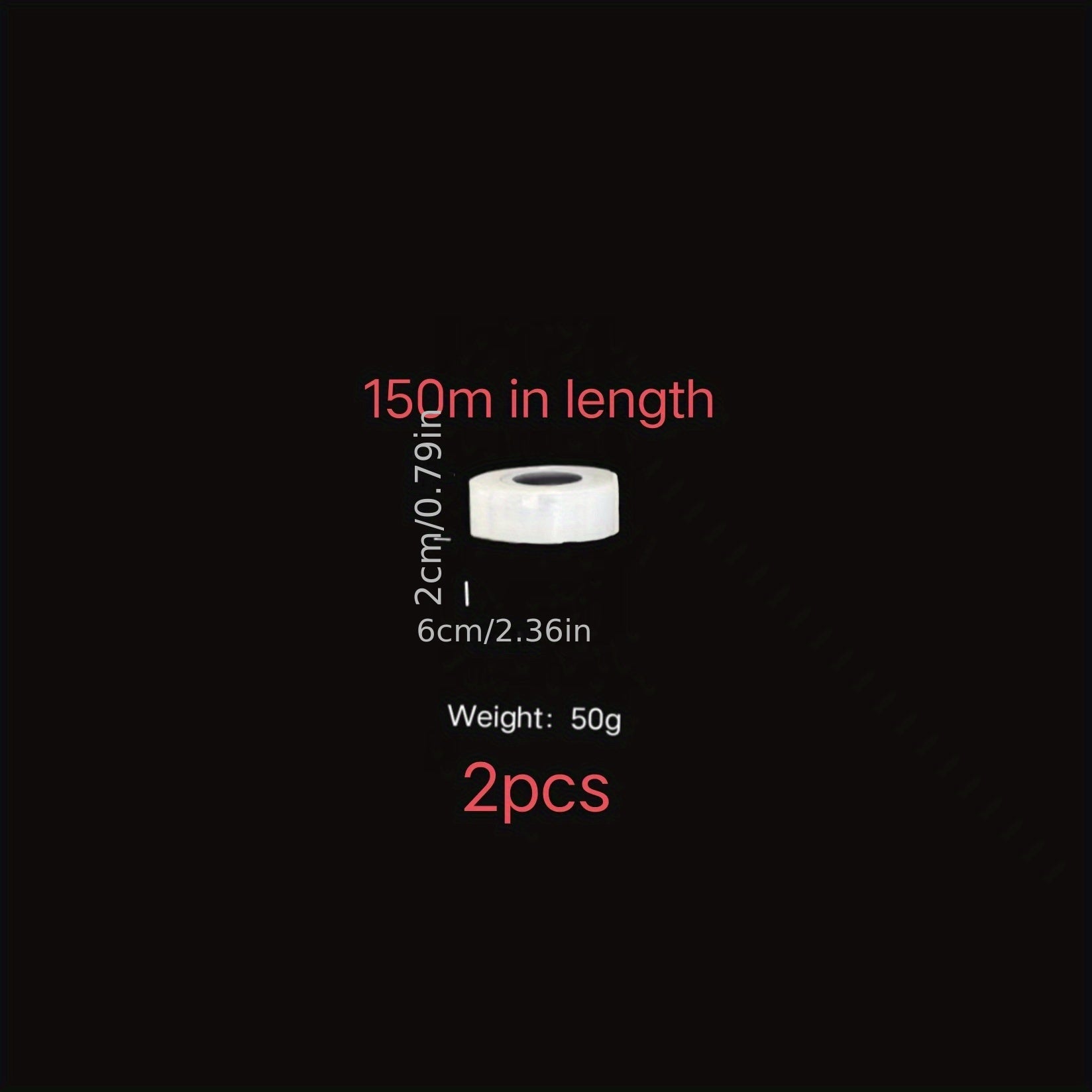 2pcs PE Grafting Tape Film Self-adhesive Garden Tree Plants Seedlings
