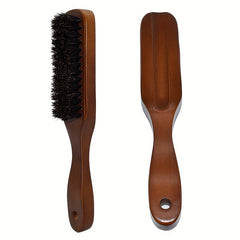 Wood Handle Cleaning Brush Hairdressing Beard Brush Barber Hair Styling Comb