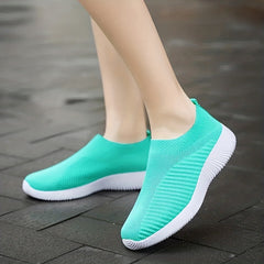 Women's Slip On Socks Sneakers Lightweight Walking Shoes