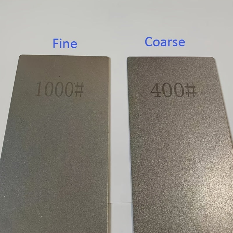 Diamond Sharpening Plate 10x2.68 Coarse/Fine for Kitchen Chisel Axe Woodworking