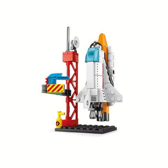 STEM Rocket & Shuttle Engineering Blocks Kit for Kids 6+