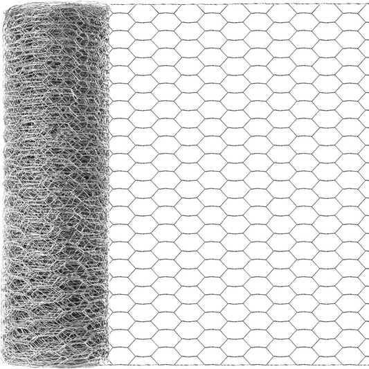1pc Chicken Wire 34 X 599 Poultry Wire Mesh Galvanized DIY Garden Fence