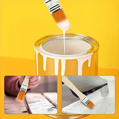 2pcs Nylon Paintbrush Set for Art Acrylic Gouache Soft Bristle